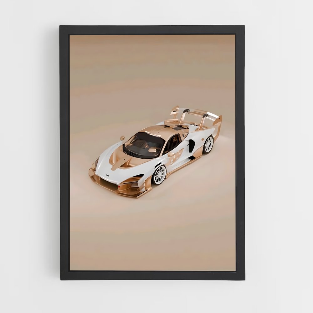 Poster spectaculaire Senna GTR – affiche Mclaren (vue 2)